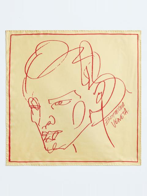 Bottega Veneta Silk Twill Foulard