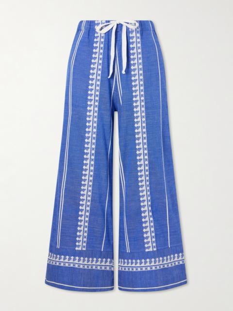 lemlem Desta Straight-leg Cotton Pants