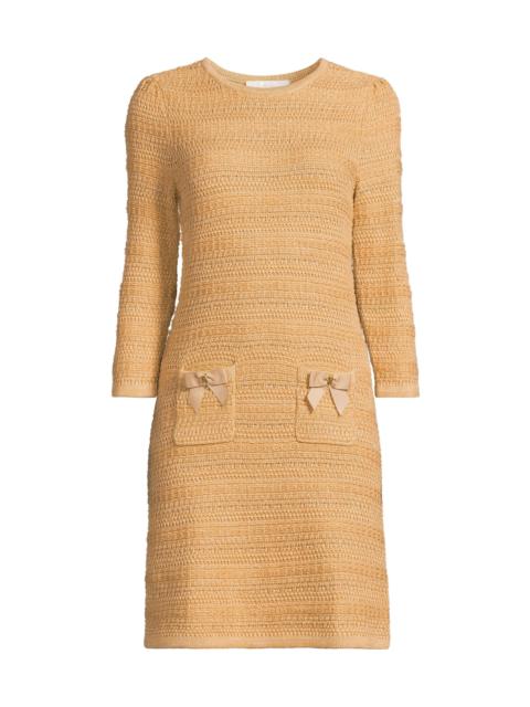 Lilly Pulitzer Women's Rhysa Bow Sweaterdress - Rattan Metallic Marl