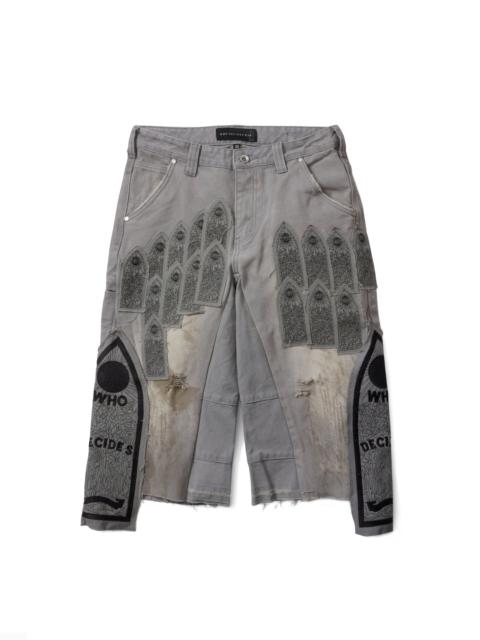 WHO DECIDES WAR PATCH ARCHED CARPENTER SHORT