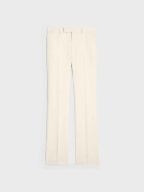 flared pants in mohair wool