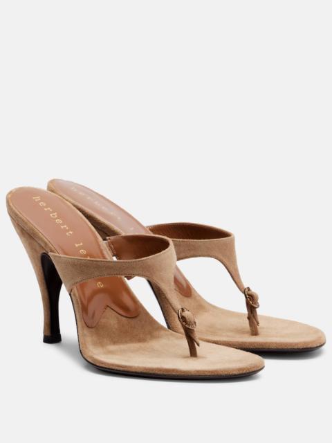 herbert levine Kiss And Tell 100 suede mules