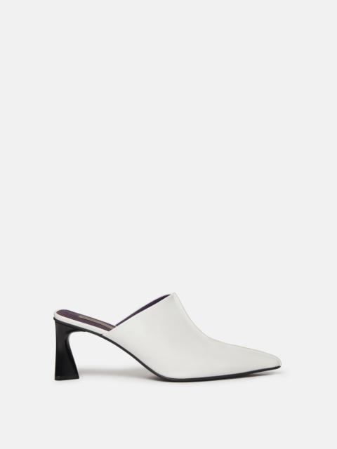 Stella McCartney Elsa Pointed Toe Mule Kitten Heels