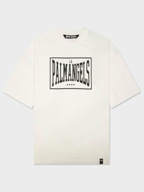 Palm Angels VINTAGE BOX LOGO LOOSE TEE - OFF WHITE/BLACK