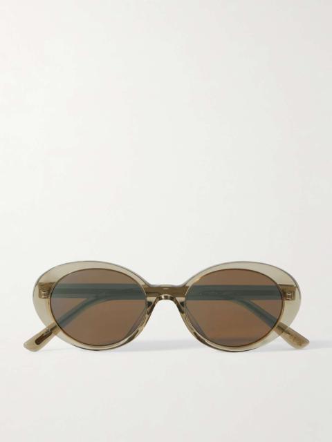 Oliver Peoples Lumar round-frame acetate sunglasses Gray