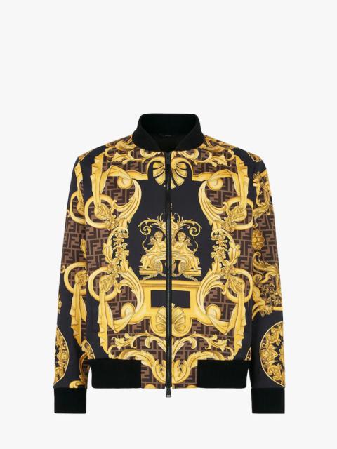 FENDI Fendace multicolor cotton jacket