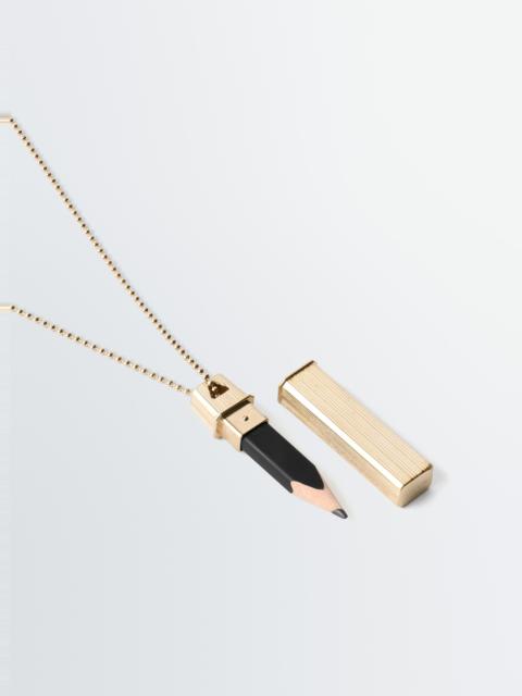 Lemaire CARPENTER PEN NECKLACE IN BRASS