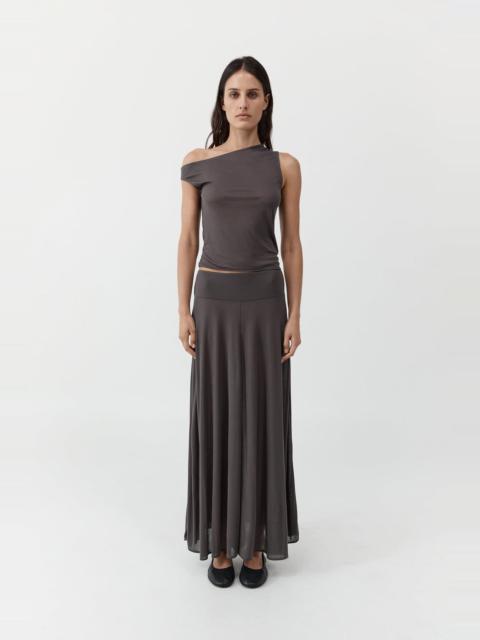 ST. AGNI Fluid Jersey Skirt - Soot