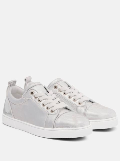 Christian Louboutin Louise Orlato metallic leather sneakers