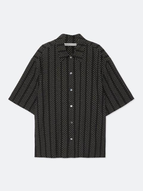 ALLSAINTS QUASAR OVERSIZED POLKA-DOT SHIRT