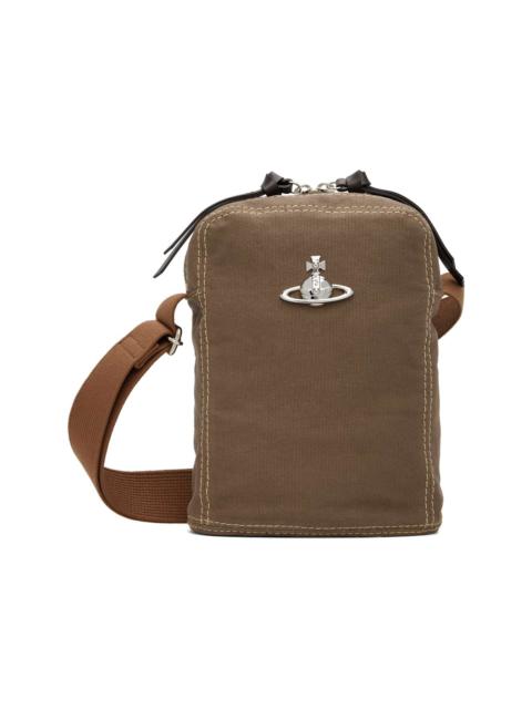Vivienne Westwood Khaki Luke Crossbody Bag