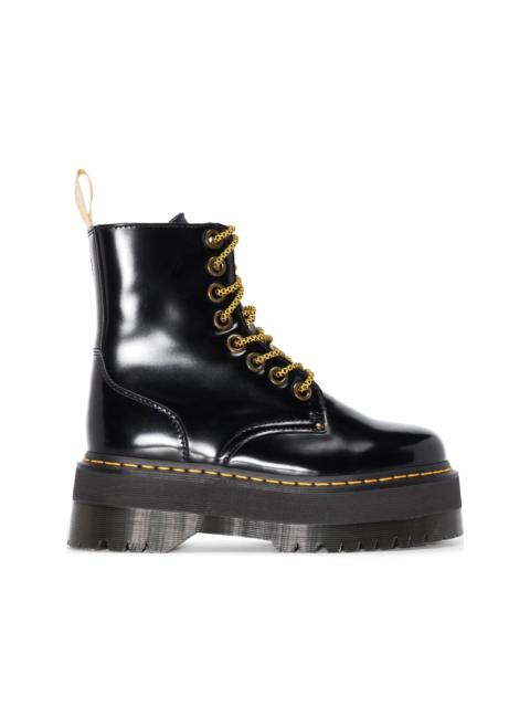 Dr. Martens high-shine finish lace-up boots