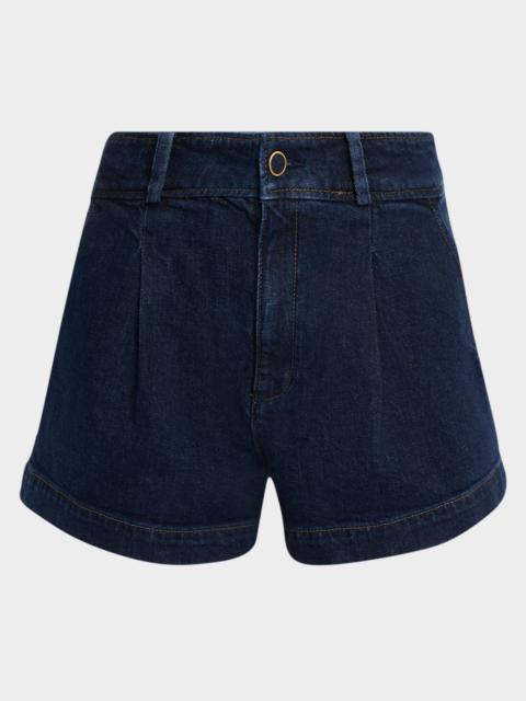 PAIGE Camille Denim Shorts