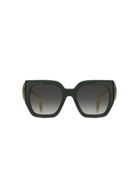 Etro geometric-frame sunglasses