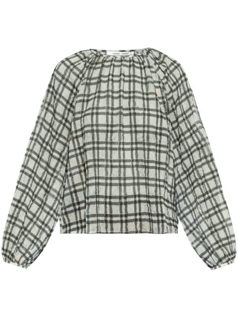 SAMSØE SAMSØE checked blouse
