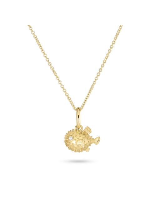 STONE AND STRAND Soft Inside Pufferfish Charm