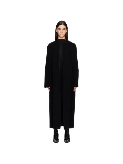 TOTEME Black Bell-Sleeve Coat