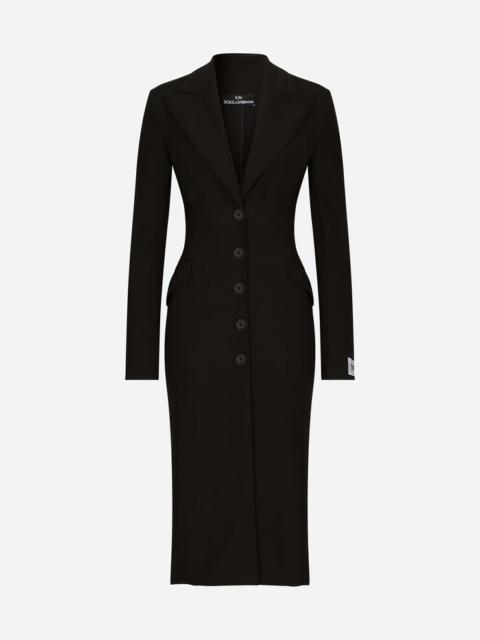 Jersey coat dress with the Re-Edition label