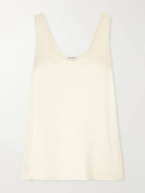ANINE BING Lea Silk Tank