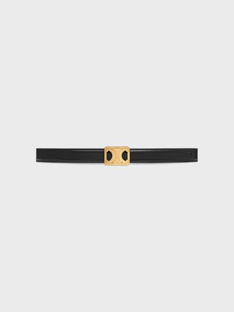 CELINE MEDIUM REVERSIBLE FRAMED TRIOMPHE BELT in TAURILLON