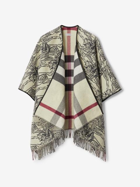 Burberry EKD Wool Cape