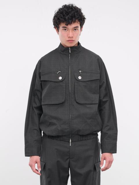 Omar Afridi Tempus Tartan Blouson