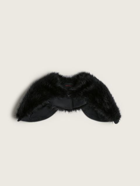 Simone Rocha Split Faux Fur Zip Hood
