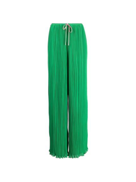 Crio fully-pleated track pants