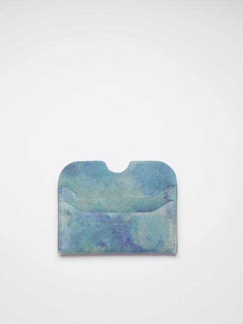 Acne Studios Card holder - Multi blue