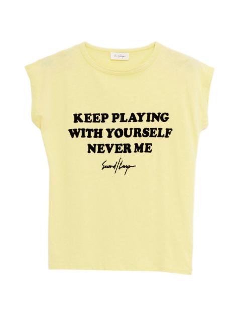 SECOND/LAYER crew-neck T-shirt