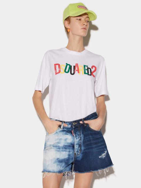 DSQUARED2 RAINBOW EASY T-SHIRT