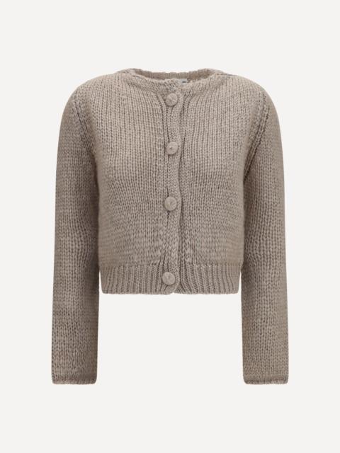 forte_forte Chunky knit Cardigan with buttons