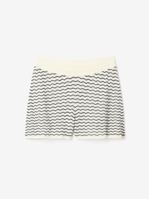 House of Dagmar Lace Mini shorts