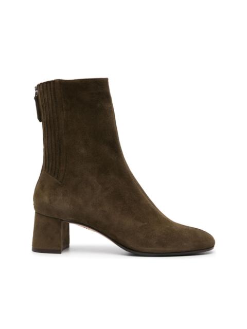AQUAZZURA Saint Honore 50mm suede boots