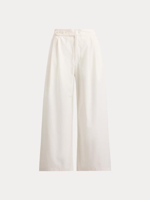 Polo Ralph Lauren Cotton Relaxed Wide-Leg Crop Pant