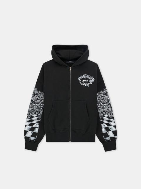AMIRI CHATEAU SKETCH ZIP HOODIE