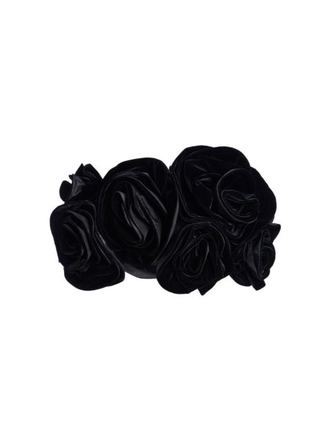 CAROLINA HERRERA Flower-Detailed Top black