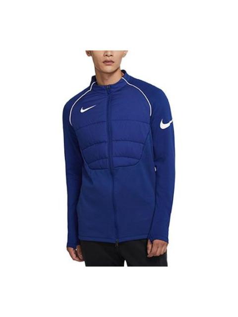 Nike Nike Strike 패딩 캐주얼 스포츠 축구 / 축구 훈련 재킷 블루 CT3105-455