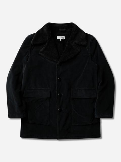 MM6 Maison Margiela Men's Cotton Caban Jacket Black