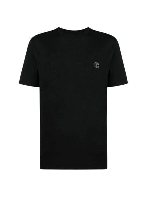 logo-print cotton T-shirt