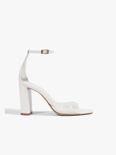 SCHUTZ Scarlett Block Vinyl Patent Sandal