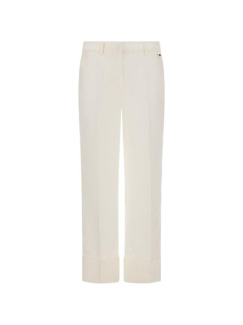 Herno pressed crease turn-ups trousers