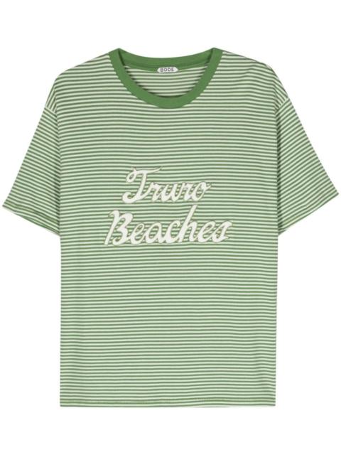 BODE Truro Beaches striped T-shirt