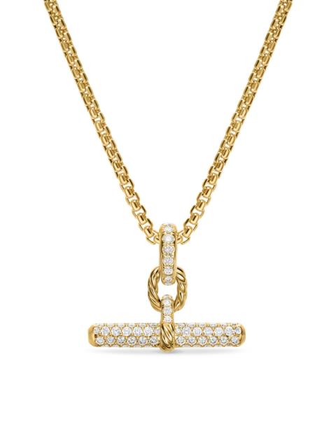 DAVID YURMAN Women's Madison Toggle Pendant in 18K Yellow Gold with Diamonds, 20.2MM - Diamond