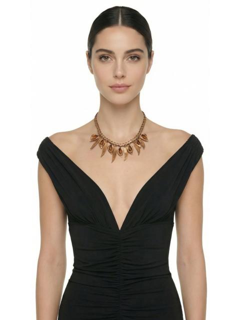 NORMA KAMALI LEAF NECKLACE