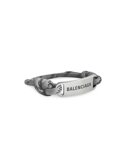 BALENCIAGA Plate Bracelet in Black