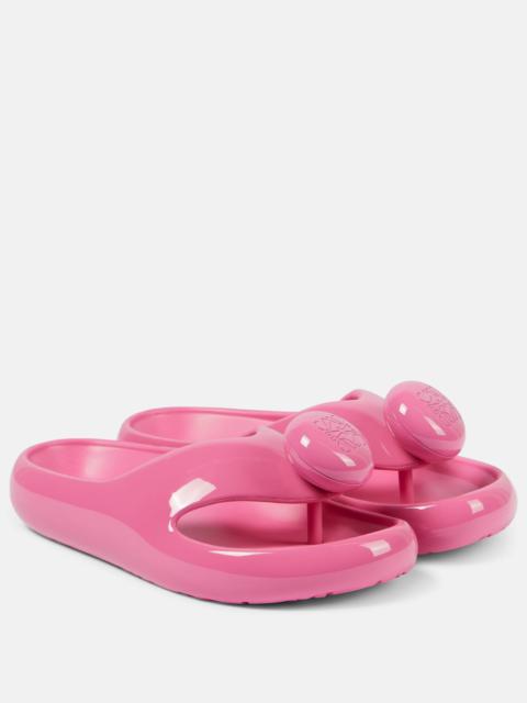 Paula's Ibiza Foam Pebble thong sandals