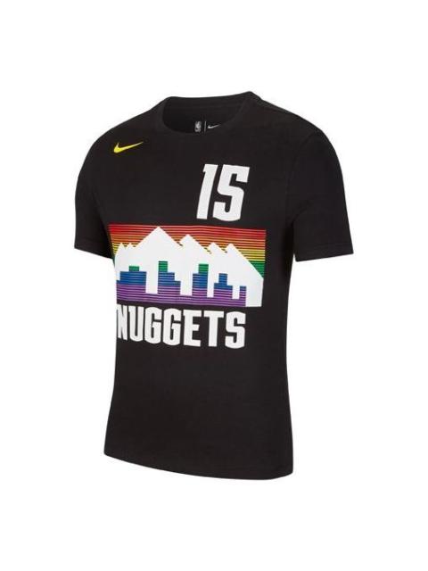 Nike Nike DRI-FIT NBA Denver Nuggets Quick Dry Short Sleeve Black BV8758-010