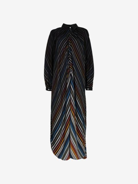 MARRAKSHI LIFE striped long-sleeve maxi dress