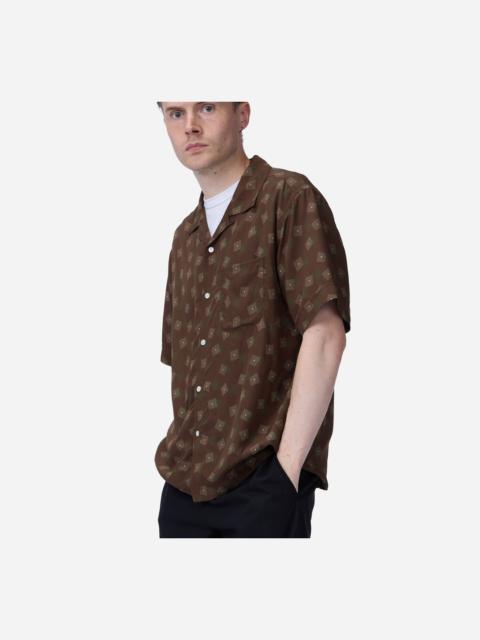 3sixteen Vacation Shirt ~ Brown Rayon Cube